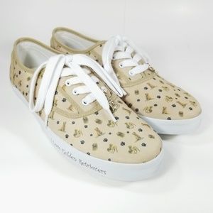 I Love Golden Retrivers Womens Canvas Size 8.5